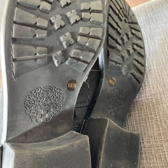 Vince Camuto grey suede moto booties - Picture 8 of 11